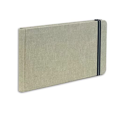 Handbook Journal Co. Artist Watercolor Sketchbook Journal, Large Landscape 5.25 x 8.25 Inches, 140lb / 300 GSM, Hardcover w/Pocket - size: Large Landscape, style: 140 lb / 300 gsm