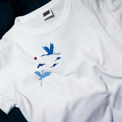 Crane Stencil, Elegant Crane Reusable Painting Template - style: Crane