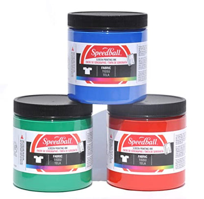 Speedball, 4690, Fluorescent Screen Printing Ink, 8 Fl oz., Lime Green - color: Lime Green