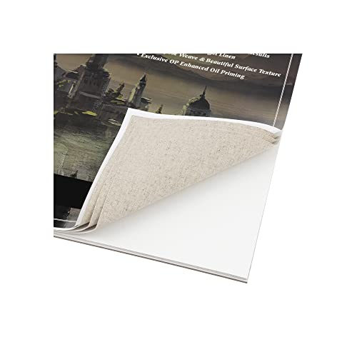 Centurion Deluxe Oil Primed Linen Pad 12"x16" - size: 12 x 16 inches