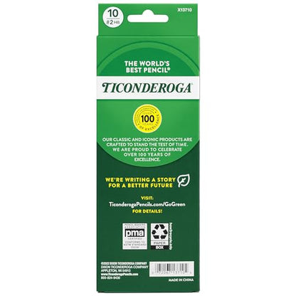 Ticonderoga® Pastel Pencils,2 Soft,Assorted Colors,Pencils,10 Count (Pack of 2) - style: 10 Count Pastel
