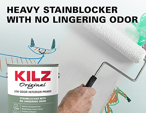 KILZ Original Low Odor Primer, Interior, 1 Quart - size: 32 Fl Oz (Pack of 1)