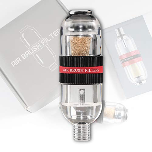 Airbrush In-Line Mini Air Filter, 1/8' Threads, Model SD-82-1