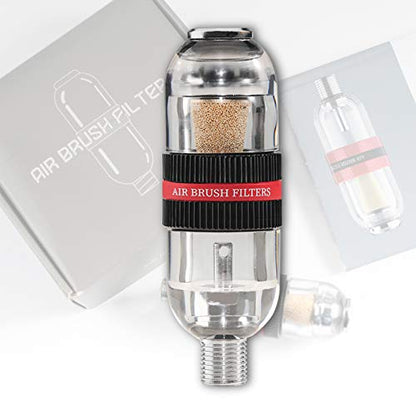 Airbrush In-Line Mini Air Filter, 1/8' Threads, Model SD-82-1