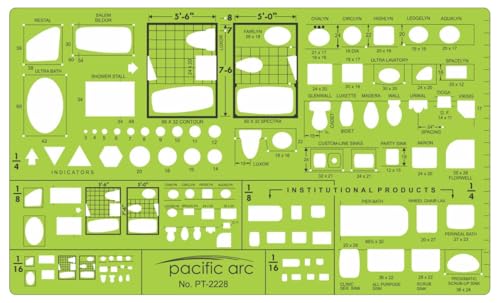 Pacific Arc Template: Plumbing Plan Views 1/4, 1/8, 1/16 - style: Plumbing Plan Views 1/4, 1/8, 1/16