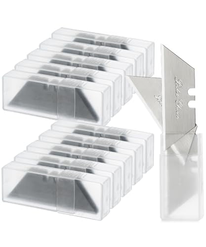 Bates Utility Knife Blades - 100 Pack Replacement Blades for Box Cutters and Razors - color: Silver in Boxes, size: 100 Pack