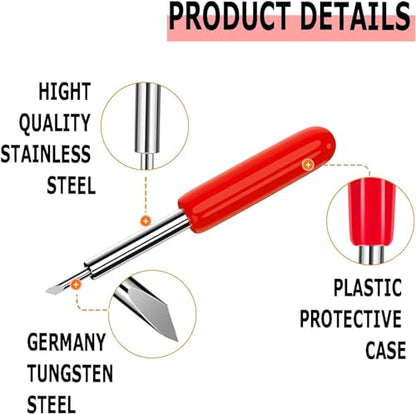 THANMAO 40 Pcs Standard Replacement Blades Compatible with Explore Air 2/Air 3/Explore 4/Maker/Maker 3/Maker 4 Cutting Machines (Red 45 Degree Standard Fine Point Blades) - color: Red 45 Degree Standard Fine Point Blades