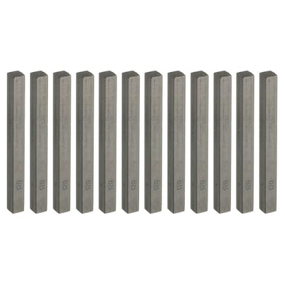 PATIKIL Compressed Charcoal Sticks, 6 Pack 8B Grade Art Supplies Sketch Square Stick for Artist Drawing Sketching Shading Painting, Black