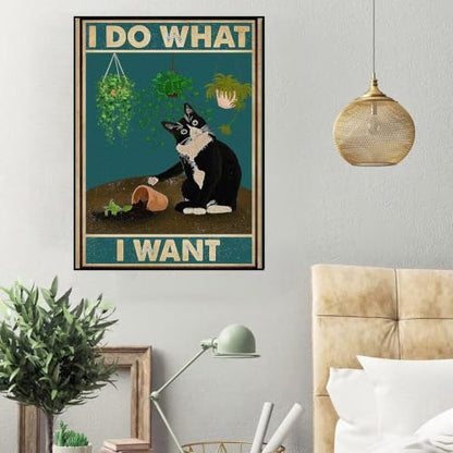 HHMATITS Cat Diamond Art Kits for Adults 12x16Inch - color: Cat-1