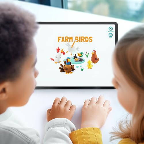 HEY CLAY Modelling Air-Dry Clay with Fun Interactive App - Non-Toxic, Non-Stick Modeling Clay Crafts Set for Kids Ages 3 to 8-3 cans (Farm Birds: Goose) - color: Goose
