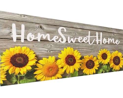 YALKIN 5D Diamond Painting Kits for Adults, Large Flower Saying Diamond Art Kits Full Drill Diamond Painting Kit for Adult Beginners, DIY Crystal Picture Art for Home Wall Decor 30x90cm/12x35in - color: Yellow