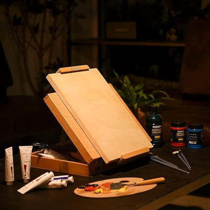 MEEDEN Unfinished Wood Canvas Board:12x18 Canvas Panel Pack of 2 | 1-1/2" Deep Wooden Panel Board, Blank Cradled Wood Art Board for Painting - Rectangle - size: 12"x18"- 2 Pack