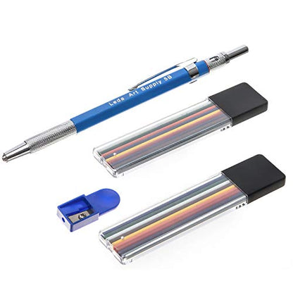 Leda Art 2mm Mechanical Pencil, Drafting Pencils for Drawing, Multicolor - style: 2mm Multicolor Black