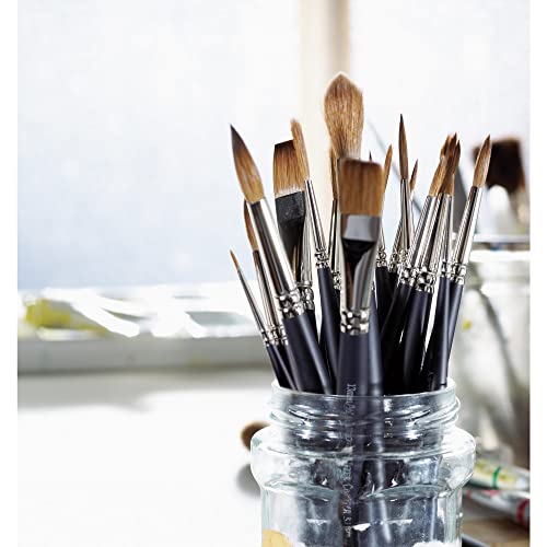 Winsor & Newton Professional Watercolour Sable Brush, Pointed Round #3 - size: #3, style: Pointed Round