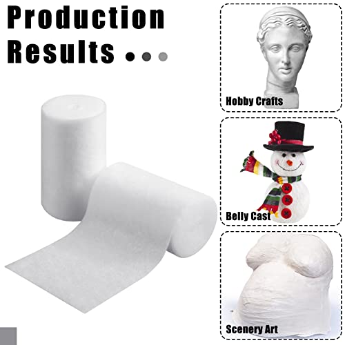 Treela 24 Rolls Cotton Cast Padding Individually Wrapped,6 Inch x 8.9 Ft | Soft Undercast for Plaster Casts, Pet Bandages, Halloween Mummy Decor, Mask Making, Art Projects, Comfortable Wrap - size: 6 Inch x 8.9 ft