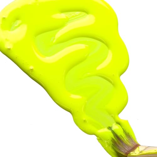 GOLDEN High Flow Acrylics, Fluorescent Chartreuse, 1 fl. oz. Bottle