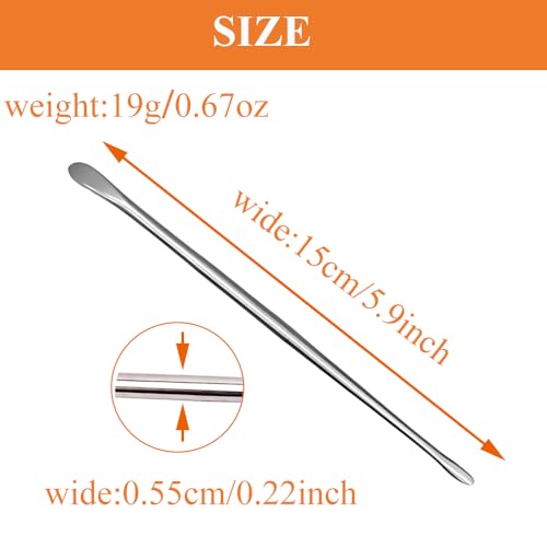 1 PCS Polymer Clay Needle Tools, Stainless Steel Scoring Sculpting Modeling Carving Tools for Feather Wire Texture Model Air Dry Clay Ceramic & Pottery Art Tool Supplies/5.9x0.22Inch/Silver - color: Silver, size: 5.9x0.22Inch-1P