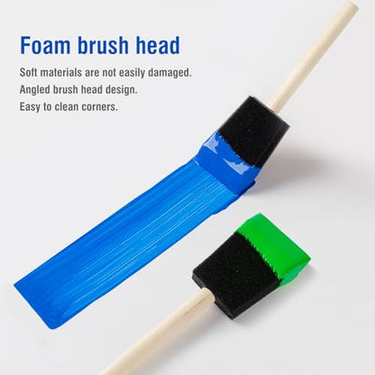 Foam Paint Brushes, 2 Inch, 48 Pack Sponge Brushes for Painting - size: 2 inch, 48 pack