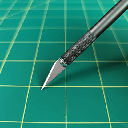 NEWBRAUG 24'' × 36'' Large Self Healing Gridded Rotary Cutting Mat, Big Double Sided 5-Ply Cutting board for Sewing, Quilting, Craft, Fabric & Scrapbooking(Green/Black)… - color: Green & Black, size: 24"L x 36"W