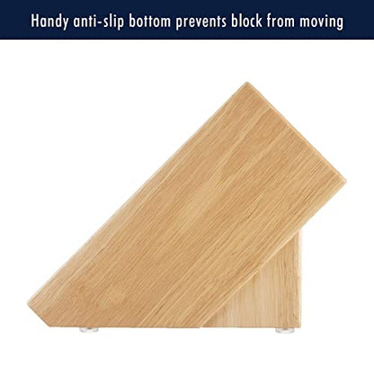 Henckels 11-Slot Knife Block | Keeps Kitchen Knives Organized and Blades Protected. Space-Saving Storage That Keeps Your Kitchen Tidy and Safe.