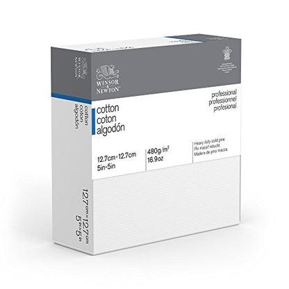Winsor & Newton Professional Cotton Canvas, 5" x 5" Deep Edge - size: 5" x 5", style: Cotton Deep Edge