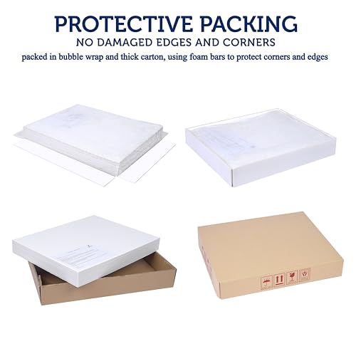 Foam Board 20 x 30 x 3/16"(5mm), Foam Core Board Sheets, White Poster Board | 12 Pack, Acid Free Foamboard, Rigid Sign Board for Mounting, Framing, Backing, Display, Presentation, Prints, Crafts & Art - size: 20x30 in 12 Pack