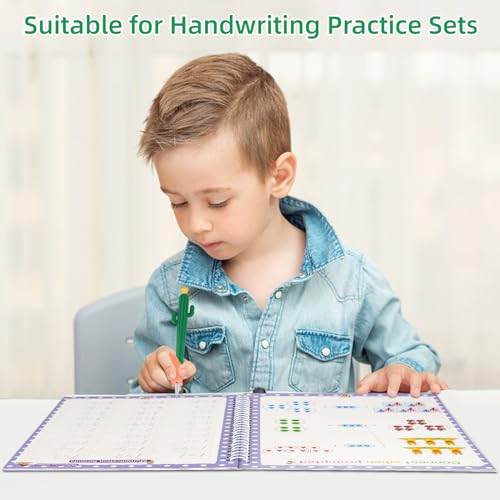 LUCKFUTURE Disappearing Ink Pen, Magic Pens with Grips and Refills, Suitable for Handwriting Practice Book, Reusable Drawing Pen of Invisible Ink, Children's Writing Practice Aid - size: Pens with Grips and Refills