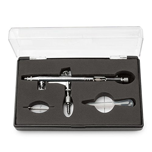 PointZero Dual-Action .5cc Gravity-Feed Airbrush Set w/MAC Valve - .2mm Nozzle