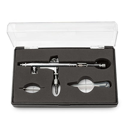 PointZero Dual-Action .5cc Gravity-Feed Airbrush Set w/MAC Valve - .2mm Nozzle
