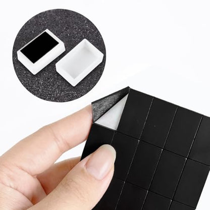 50Pcs Watercolor Full Pans Empty with Magnetic Stripe,Plastic Palette Tins - color: 50 Full Pans