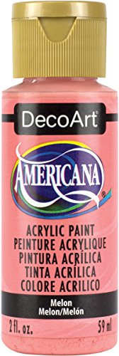 DecoArt Americana Acrylic Paint, 2-Ounce, Melon - color: Melon