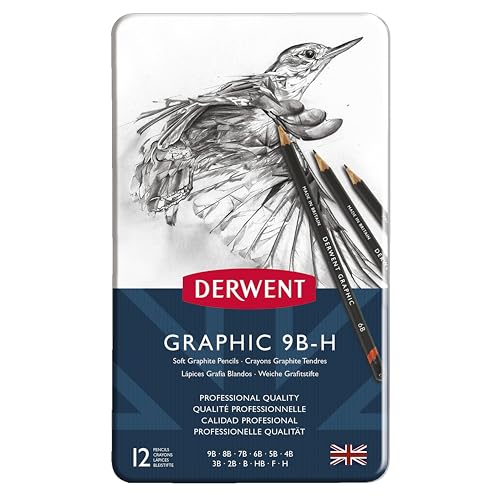 Derwent Drawing Pencils School Supplies, 12 Count (34215) - size: 12 Count (Pack of 1)