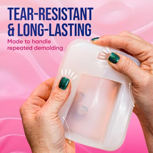 Craft Resin Fast-Curing Firm Silicone Mold Making Kit, Shore 30A – 1 Gallon | 4-hour cure. Translucent platinum cure silicone, 1:1 liquid silicone mix, for large, deep, two-part resin and concrete molds. - size: 1 Gallon Firm