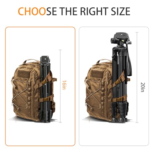 60″ Camera Tripod Lightweight Travel Stand for Canon Nikon Phone | with Wireless Remote Phone Holder and Bag Max Load 6.6 LB Black