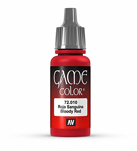 Vallejo Game Color Bloody Red Paint, 17ml - color: Bloody Red