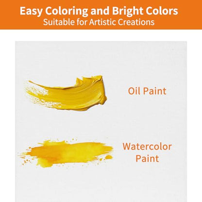 FIXWAL Canvas Boards for Painting 32 Pack Multi Sizes