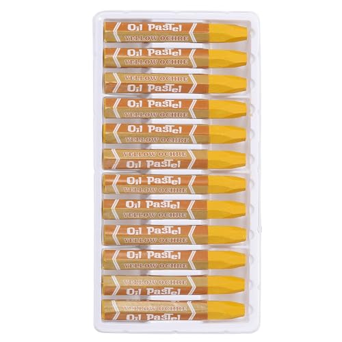 PATIKIL Ochre Oil Pastels, 36Pcs Soft Oil Crayons Pastels Stick Vibrant and Creamy Art Supplies Bulk for Artists Beginners Art Painting Drawing Blending Graffiti Gallery - color: Ochre