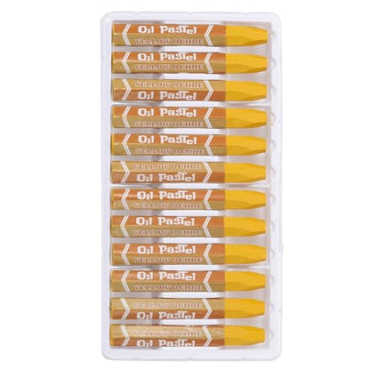 PATIKIL Ochre Oil Pastels, 36Pcs Soft Oil Crayons Pastels Stick Vibrant and Creamy Art Supplies Bulk for Artists Beginners Art Painting Drawing Blending Graffiti Gallery - color: Ochre