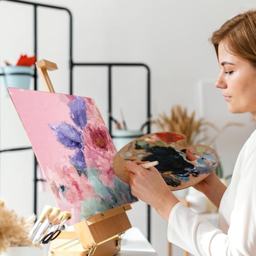 ESRICH 70 Pack 8x10 Primed Canvas Boards Bulk for Acrylic Painting | Blank Cotton Acid-free Surface, Gesso Primed for Oil, Watercolor. Painting Supplies for Classrooms, Paint Parties and Homes - size: 8*10in 70pack