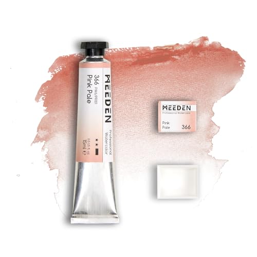 MEEDEN Professional Artist Watercolor Paint: Pink Pale - 15ml/0.5oz - color: Pink Pale