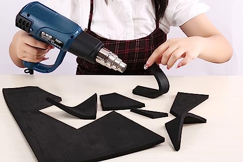 AMZQNART 2mm EVA Foam Sheets Roll 39x59in Black 2pcs for Cosplay 90kg/m3 - color: 2PCS: 35×59in-Black, size: 2mm-Thick