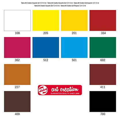 Talens Art Creation Gouache Set 12 x 12 ml (9021612M)