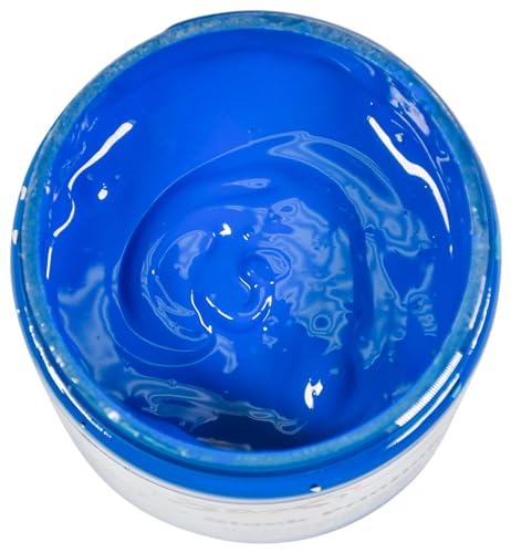 Sax 461918 True Flow Water Soluble Block Printing Ink - 8 Ounce Jar - Blue