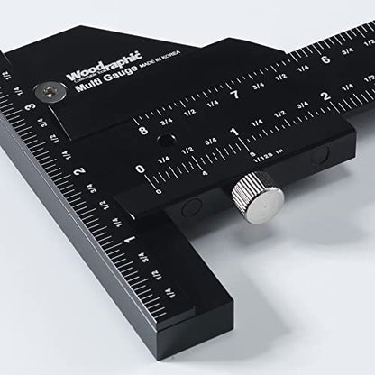 Scriber Gauge 150mm – Metric Marking Tool, CNC Measuring Rule, Layout Gauge, Thickness Checker for Precision Woodworking, Cabinet Making, Framing, Joinery (New Version) - size: 150mm