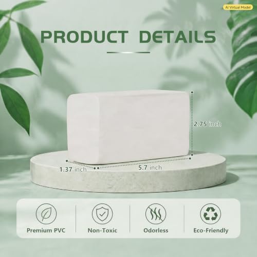 ZEHIQ White Polymer Clay, 2.2 lbs Non-Toxic Oven Bake Modeling Clay | Non-sticky sculpting clay, Ideal for jewelry, earrings making, Perfect for DIY crafts, school projects, beginners & artists