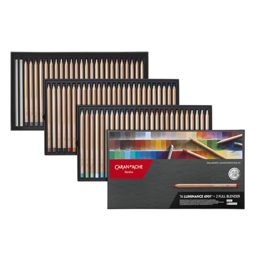 Caran d'Ache Luminance 6901 Clr Pncl Set 76 Artist Rng
