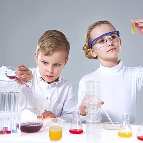 30 Pack 250 ML Plastic Graduated Beakers with Pour Spout | Embossed Scale, Clear Body, and Dripless Spout for Epoxy Resin, Paint, Science Lab, Kitchen Mixing, and Measuring - size: 250ML
