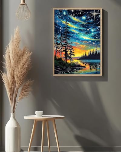 Landscape Diamond Art Kits for Adults, Diamond Art for Beginners 12X16 Inch - color: Landscape 06