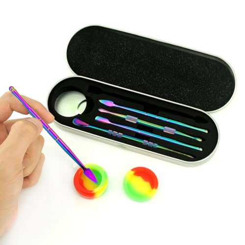 4 Pack Stainless Steel Wax Carving Tools Set Double-Ended for Clay | Double-ended stainless steel wax carving & clay sculpting tools. Ideal for pottery modeling, shaping, craft projects.