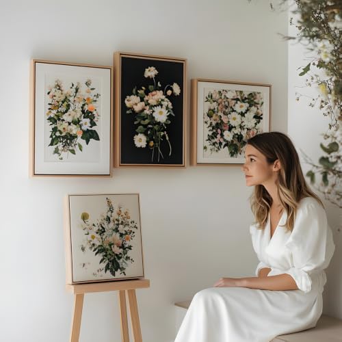PHOENIX 12x16 Inch 2 Pack Gallery Canvas - 1.5 in Thick Canvases for Painting - Deep Edge 100% Cotton 11 Oz. Gesso Primed White Blank Professional Canvas Oil & Acrylic Paints - size: 12"x16", style: Gallery